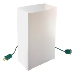 LumaBase 10-pk. Electric Luminarias -Home Decor Shop 1199975 White 1
