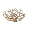 Everyday Decor Faux Antler Decorative Bowl
