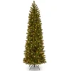 National Tree Company 7.5-ft. Pre-Lit Dual LED ''Feel Real'' Downswept Douglas Fir Slim Artificial Christmas Tree