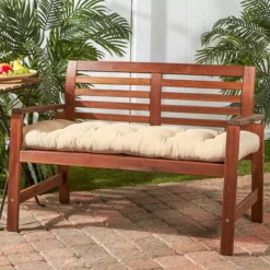 Greendale Home Fashions Outdoor Bench Cushion -Home Decor Shop 2879111 Stone