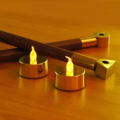 LumaBase Amber LED Tealight Candle 12-piece Set -Home Decor Shop 3212703 ALT5