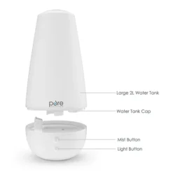 Pure Enrichment PureSpa XL 3-in-1 Humidifier, Mood Light & Essential Oils Diffuser -Home Decor Shop 3531478 ALT4