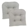 Gripper Twillo Tufted Chair Cushion 2-pk.