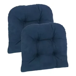 Gripper Twillo Tufted Chair Cushion 2-pk. -Home Decor Shop 3644957 Indigo