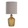 Textured Glass Table Lamp