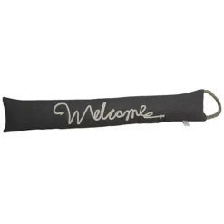 Elements "Welcome" Door Draft Stopper Decor