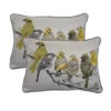 Home Fashions International Tweet Tweet 2-piece Throw Pillow Set