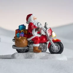 St. Nicholas Square® Village Biker Santa Figurine Table Decor -Home Decor Shop 51507950 CC ALT