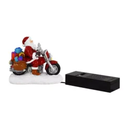 St. Nicholas Square® Village Biker Santa Figurine Table Decor -Home Decor Shop 51507950 CC ALT3