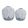 Stella & Eve Line Pattern Vase Table Decor 2-piece Set