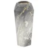 Stella & Eve Geometric Marble Finish Vase Floor Decor