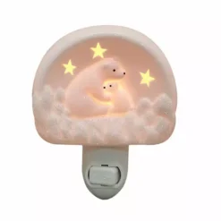 St. Nicholas Square® Ceramic Polar Bear Family Night Light -Home Decor Shop 52416054 CC ALT2