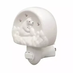 St. Nicholas Square® Ceramic Polar Bear Family Night Light -Home Decor Shop 52416054 CC ALT3