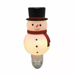 St. Nicholas Square® Glass Snowman Night Light -Home Decor Shop 52416055 CC ALT2