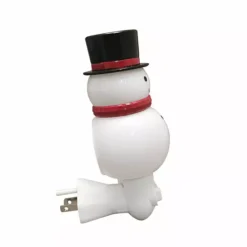 St. Nicholas Square® Glass Snowman Night Light -Home Decor Shop 52416055 CC ALT4