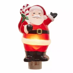 St. Nicholas Square® Plastic Santa Night Light -Home Decor Shop 52416056 CC ALT2