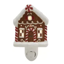 St. Nicholas Square® Ceramic Gingerbread House Night Light -Home Decor Shop 52416068 CC ALT2