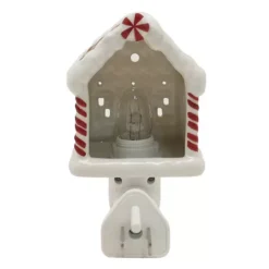 St. Nicholas Square® Ceramic Gingerbread House Night Light -Home Decor Shop 52416068 CC ALT4