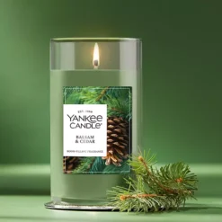 Yankee Candle Balsam & Cedar 14.25-oz. Medium Pillar Candle 11 Yankee Candle Balsam & Cedar 14.25-oz. Medium Pillar Candle -Home Decor Shop 53726912 CC ALT4