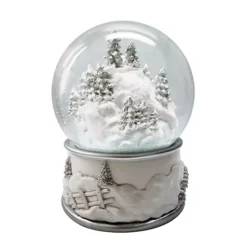 St. Nicholas Square® Metallic Holiday Village Snow Globe Table Decor -Home Decor Shop 54049857 CC ALT