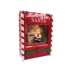 Crosslight Santa Mailbox Water Globe Table Decor -Home Decor Shop 54088881 CC ALT8