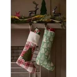 St. Nicholas Square® Christmas Tree Print Stocking -Home Decor Shop 54138855 CC ALT10