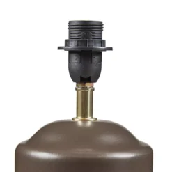 Matte Brown Ceramic Accent Table Lamp -Home Decor Shop 54299851 CC ALT3