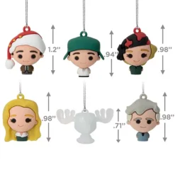 National Lampoon's Christmas Vacation Set Of 6 Shatterproof Hallmark Mini Christmas Ornaments -Home Decor Shop 54497104 CC ALT99