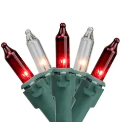 Northlight 100 Red & Clear Mini String Christmas Lights