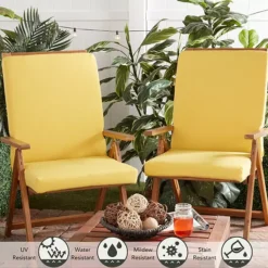 Greendale Home Fashions High Back Outdoor Dining Chair Pad -Home Decor Shop 55779880 CC ALT4