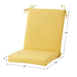 Greendale Home Fashions High Back Outdoor Dining Chair Pad -Home Decor Shop 55779880 CC ALT5