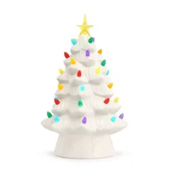 Mr Christmas Nostalgic White Christmas Tree Table Decor