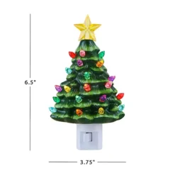 Mr Christmas Nostalgic Green Christmas Tree Night Light -Home Decor Shop 5856926 ALT2