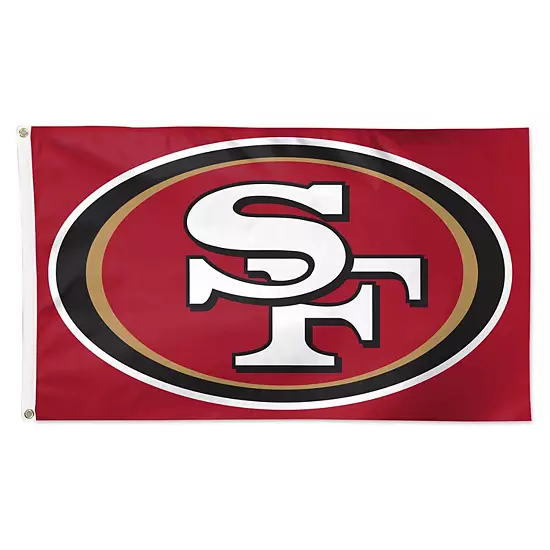 WinCraft San Francisco 49ers 3' X 5' Primary Logo Single-Sided Flag 1 WinCraft San Francisco 49ers 3' X 5' Primary Logo Single-Sided Flag