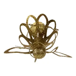 Kurt Adler Gold Finish Glitter Angel Christmas Tree Topper -Home Decor Shop 5933480 ALT3