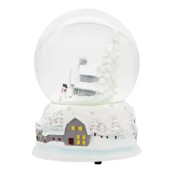 Kurt Adler Musical Snowy House Water Snow Globe Table Decor -Home Decor Shop 5933486 ALT2