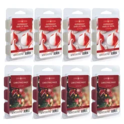 Candle Warmers Etc. 2.5-oz. Peppermint Vanilla Swirl & Christmas Magic Variety Wax Melts 48-piece Set