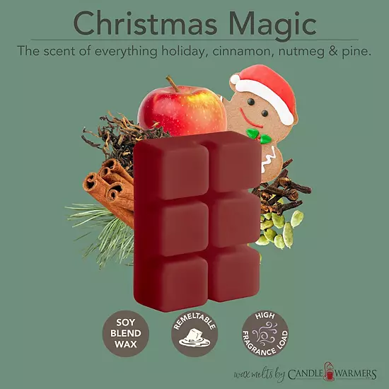 Candle Warmers Etc. 2.5-oz. Peppermint Vanilla Swirl & Christmas Magic Variety Wax Melts 48-piece Set 5 Candle Warmers Etc. 2.5-oz. Peppermint Vanilla Swirl & Christmas Magic Variety Wax Melts 48-piece Set - Image 5