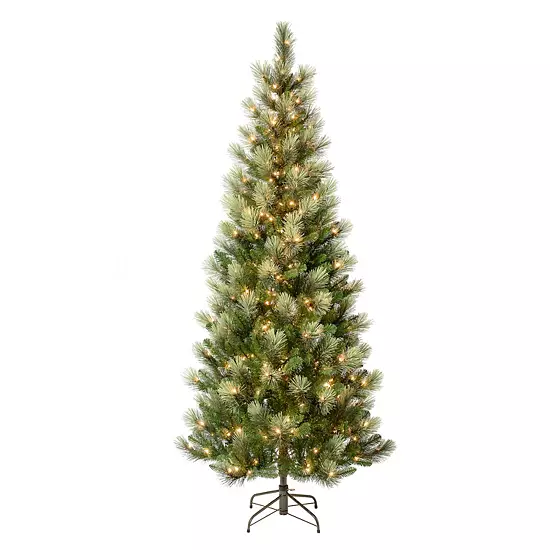 National Tree Company First Traditions 7.5-ft. Artificial Charleston Pine Slim Christmas Tree 1 National Tree Company First Traditions 7.5-ft. Artificial Charleston Pine Slim Christmas Tree