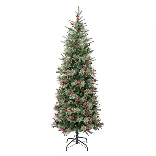 National Tree Company First Traditions 6-ft. Virginia Pine Slim Artificial Christmas Tree 1 National Tree Company First Traditions 6-ft. Virginia Pine Slim Artificial Christmas Tree