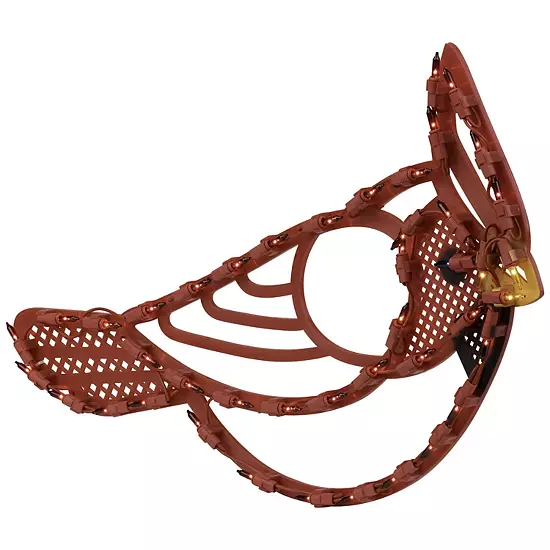 Christmas Central Lighted Red Cardinal Bird Christmas Window Silhouette 12.5 Inch 4 Christmas Central Lighted Red Cardinal Bird Christmas Window Silhouette 12.5 Inch - Image 4