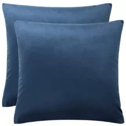 Luxury Velvet 18" X 18" Euro Velvet Square Throw Pillow Cover For Sofa Couch Bed