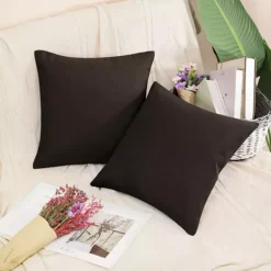 2 Pcs Waterproof Decorative Throw Pillow Covers For Home Garden Patio Tent Couch 18"x18" -Home Decor Shop 6239460 ALT2