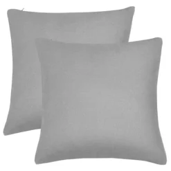 2 Pcs Waterproof Decorative Throw Pillow Covers For Home Garden Patio Tent Couch 18"x18" -Home Decor Shop 6239460 Gray