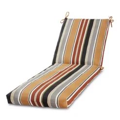 Greendale Home Fashions Outdoor Chaise Cushion -Home Decor Shop 6264299 Brick Stripe