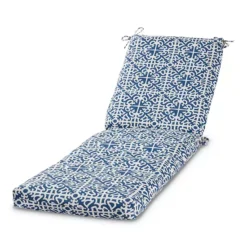 Greendale Home Fashions Outdoor Chaise Cushion -Home Decor Shop 6264299 Indigo