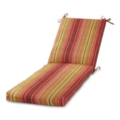 Greendale Home Fashions Outdoor Chaise Cushion -Home Decor Shop 6264299 Kinnabari Stripe