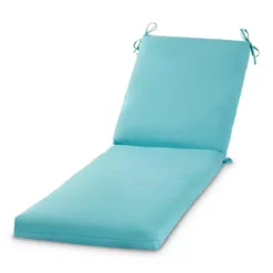 Greendale Home Fashions Outdoor Chaise Cushion -Home Decor Shop 6264299 Teal