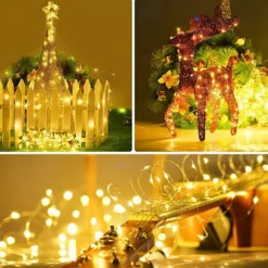 Twinkle Star Led Copper String Lights Indoor And Outdoor Decorations For Christmas,celebrations -Home Decor Shop 6335150 ALT4