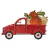 Northlight 14-in. Red Truck With Pumpkins Fall Harvest Sign Decoration